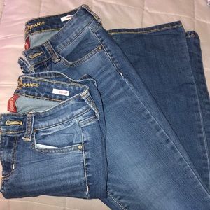 2 BUNDLE BOOT CUT JEANS